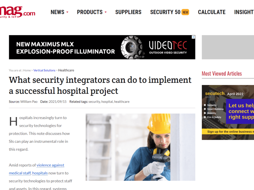 What security integrators can do to implement a successful hospital project