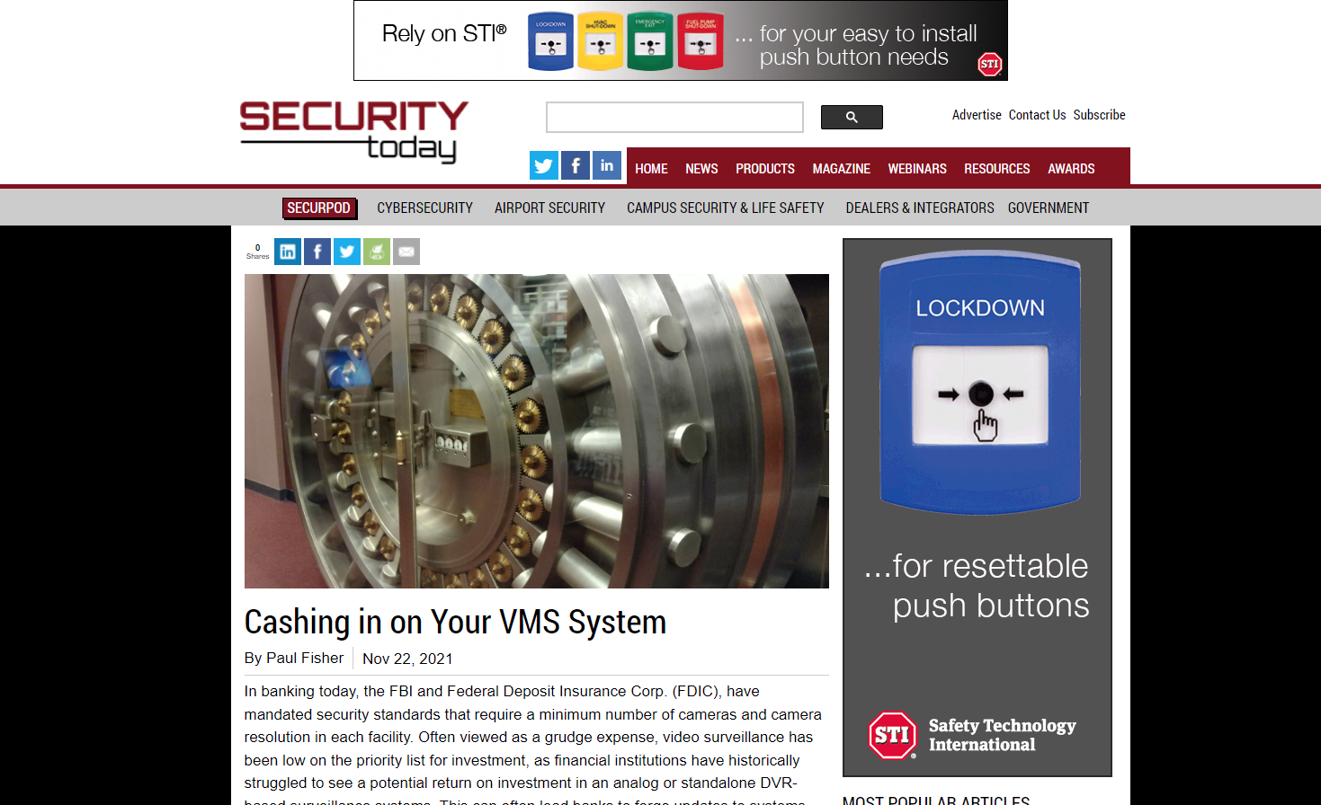 Cashing in on Your VMS System