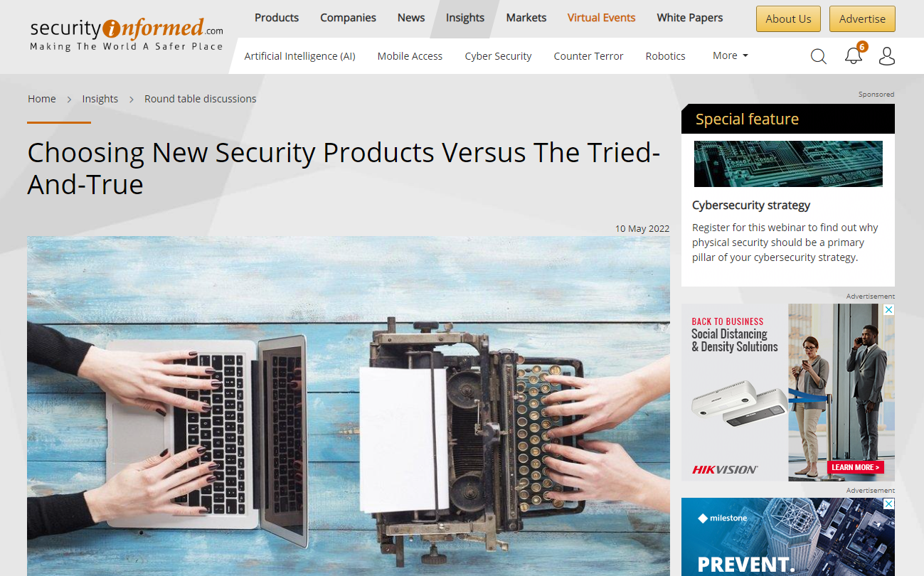 Choosing New Security Products Versus The Tried-And-True