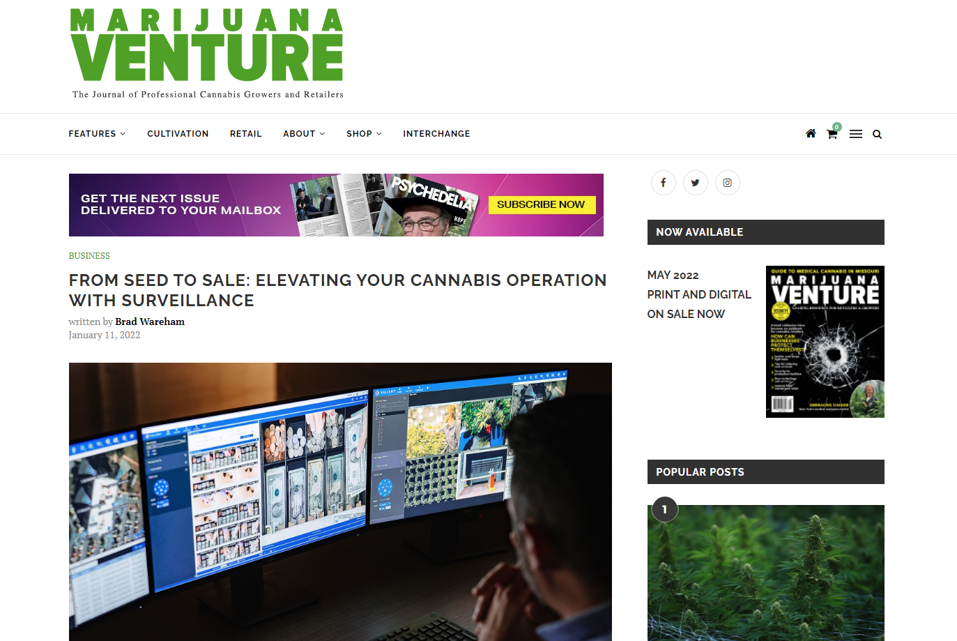 FROM SEED TO SALE: ELEVATING YOUR CANNABIS OPERATION WITH SURVEILLANCE