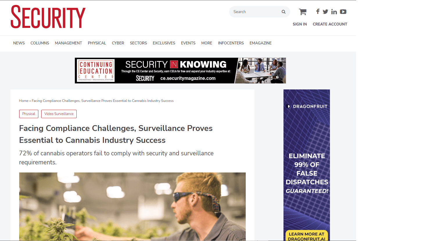 Facing Compliance Challenges, Surveillance Proves Essential to Cannabis Industry Success