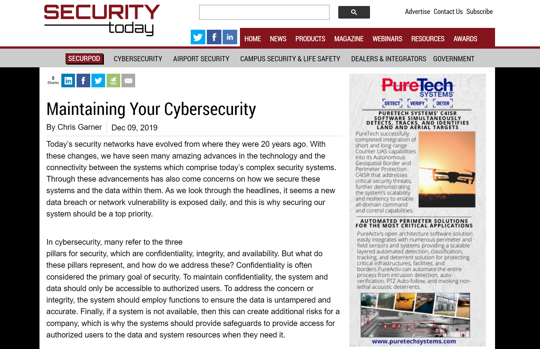Maintaining Your Cybersecurity