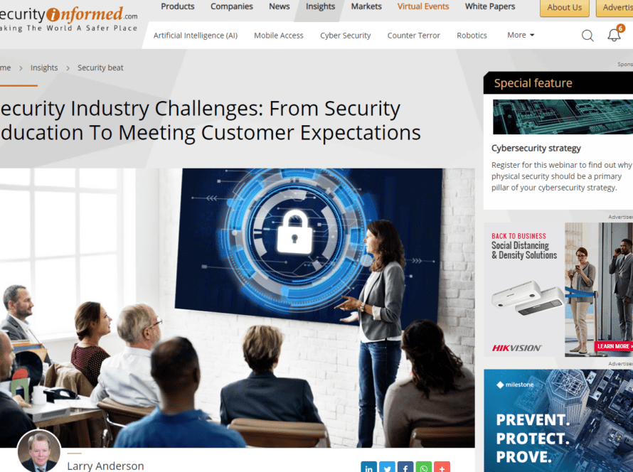 Security Industry Challenges