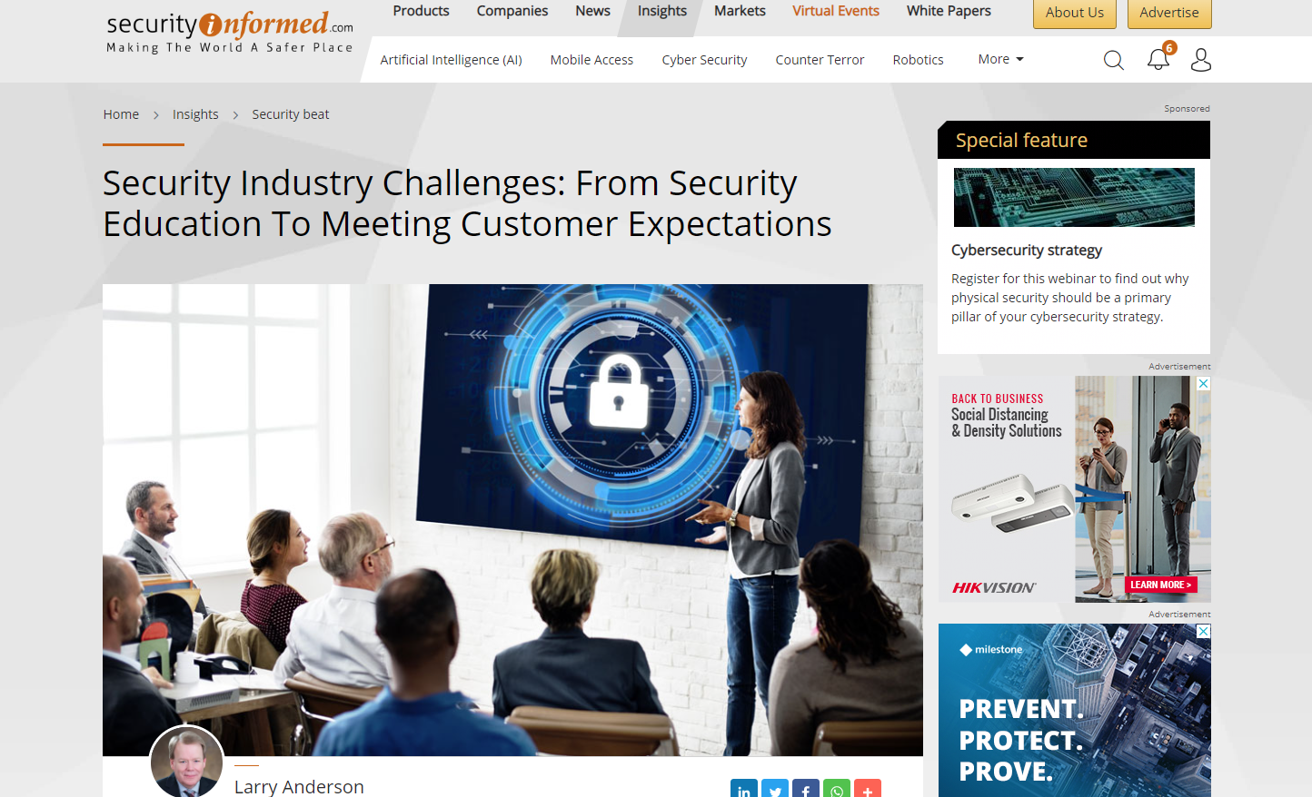 Security Industry Challenges