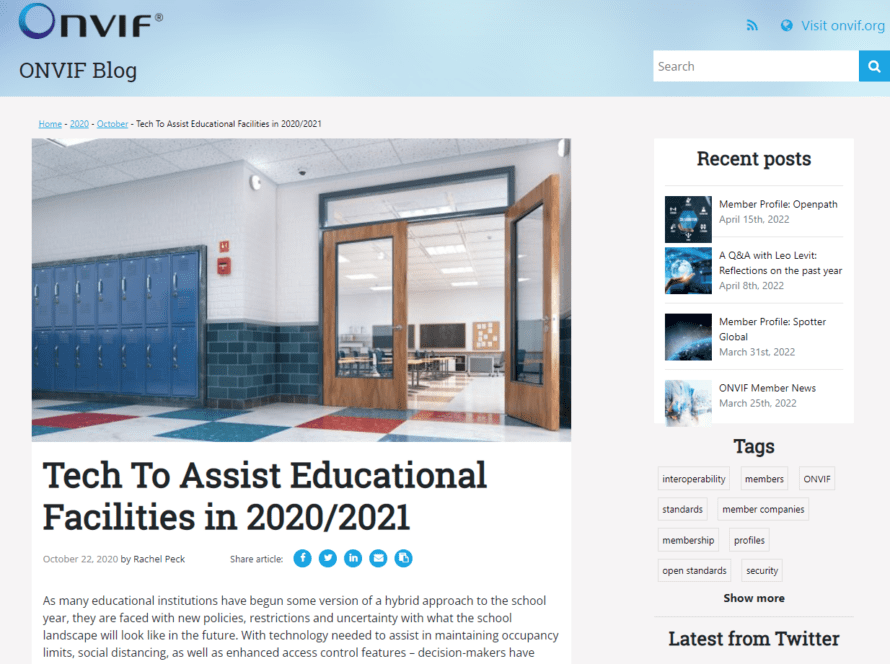 Tech To Assist Educational Facilities in 2020/2021