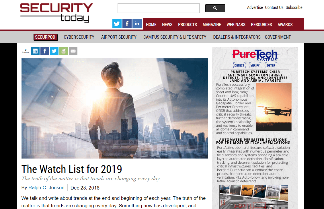 The Watch List for 2019