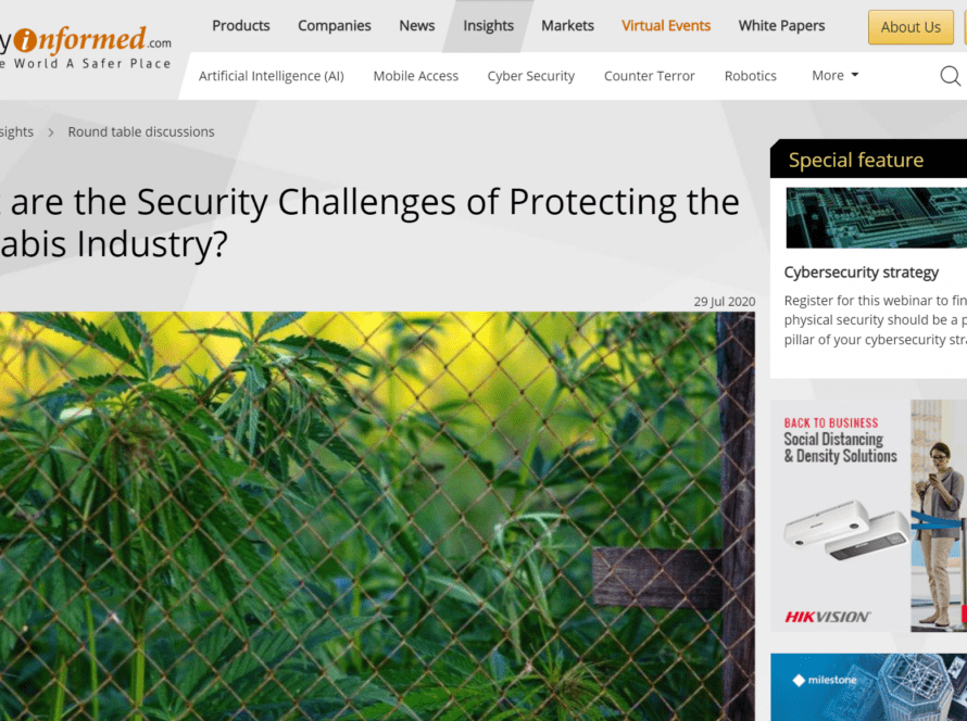 What are the Security Challenges of Protecting the Cannabis Industry