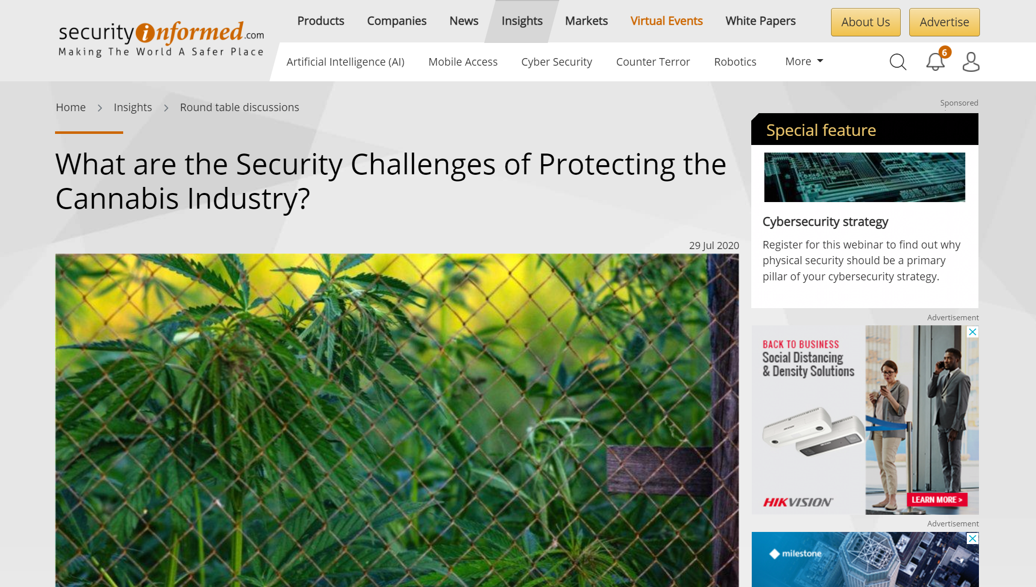 What are the Security Challenges of Protecting the Cannabis Industry