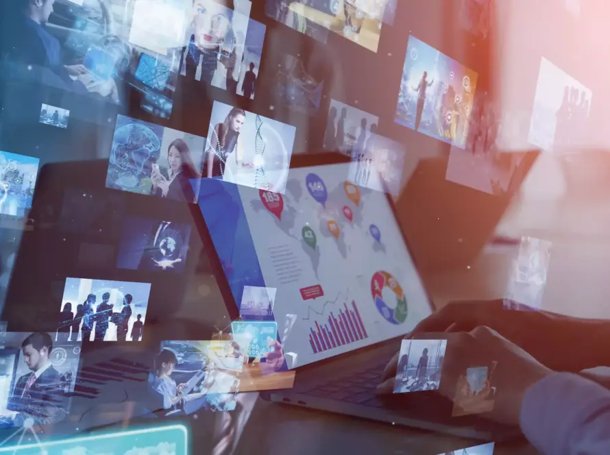 Social networking service. Streaming video. communication network.