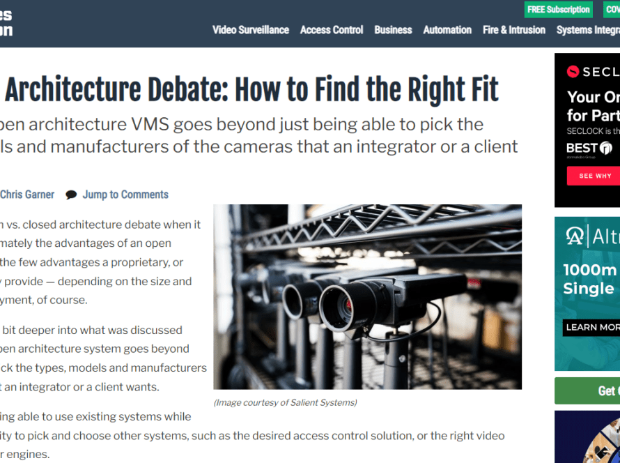 screenshot of - The Open Architecture Debate How to Find the Right Fit