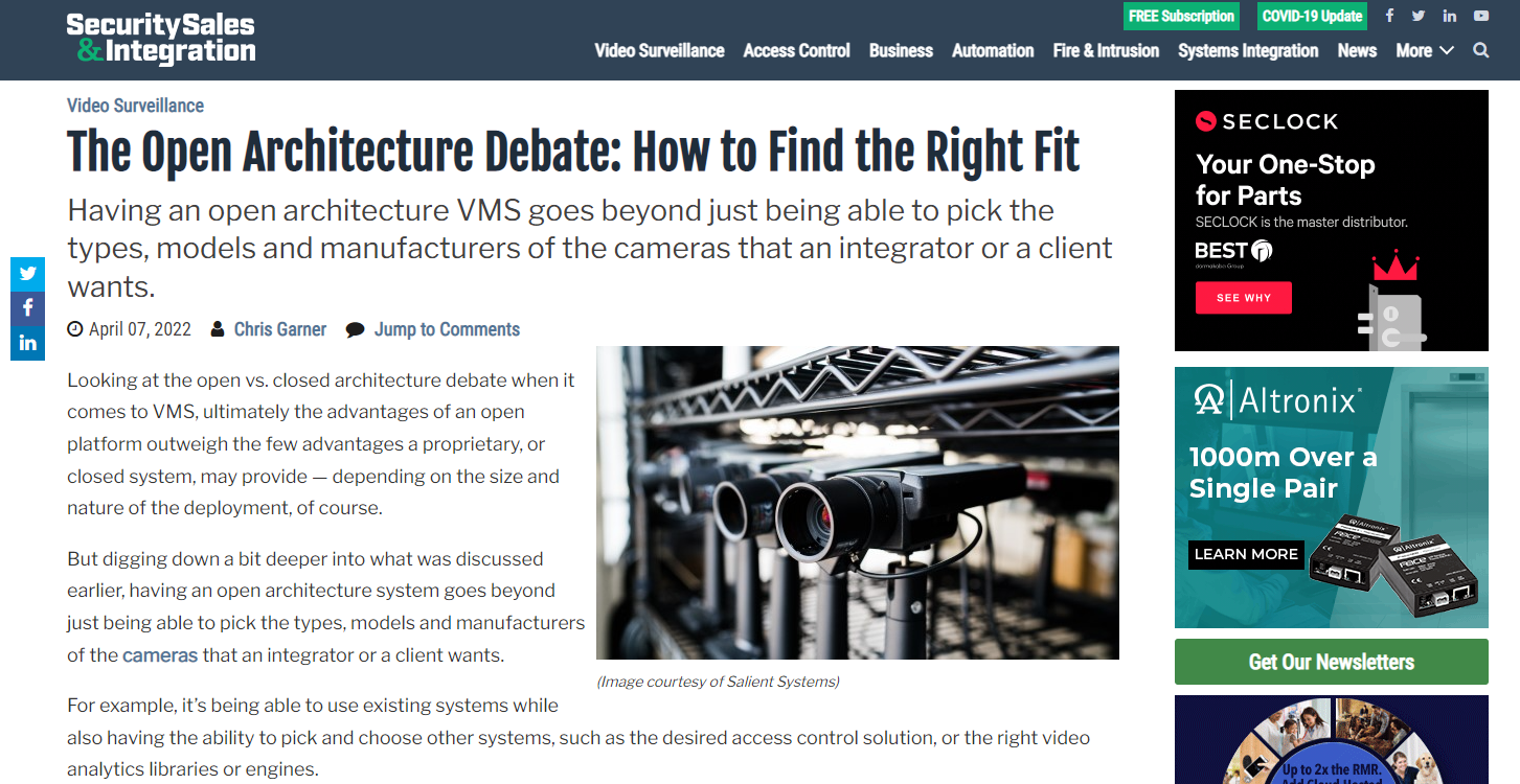 screenshot of - The Open Architecture Debate How to Find the Right Fit