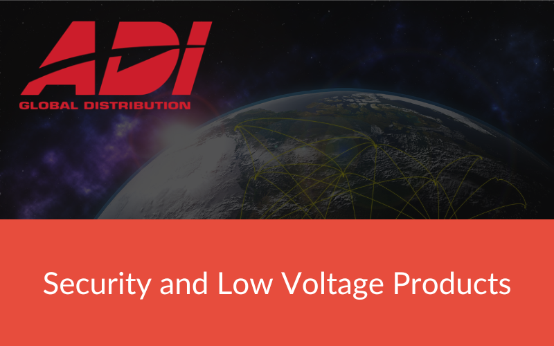 ADI logo security and low voltage products