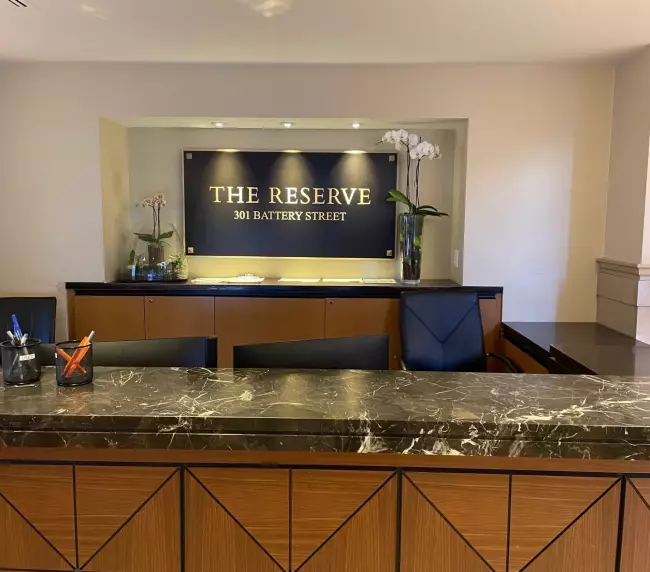 the reserve front desk