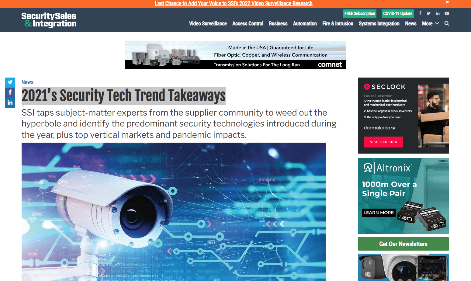 2021’s Security Tech Trend Takeaways
