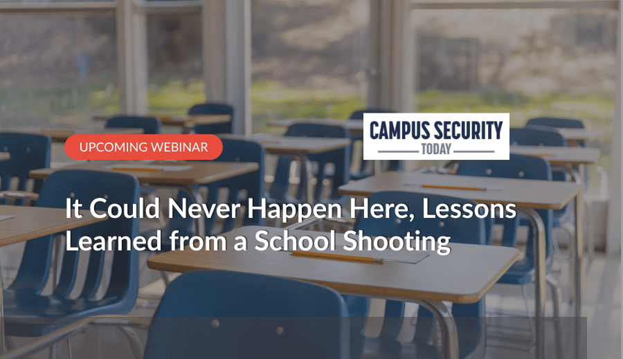 It Could Never Happen Here, Lessons Learned from a School Shooting